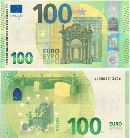 欧元100元头像是谁图片